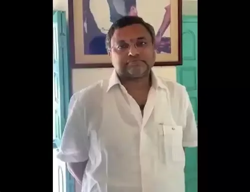 कांग्रेस सांसद कार्ति चिदंबरम कोरोना संक्रमित