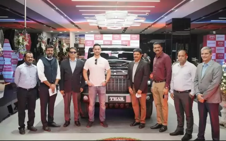 पीपीएस महिंद्रा शोरूम का बेंगलूरु में महिंद्रा थार के साथ उद्घाटन