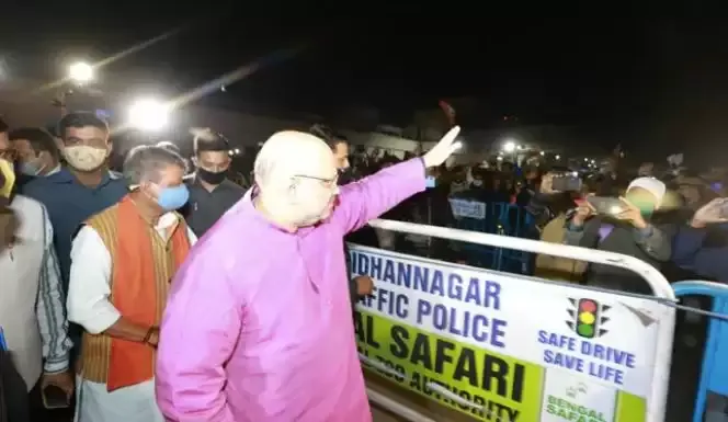 अमित शाह दो दिवसीय दौरे पर कोलकाता पहुंचे