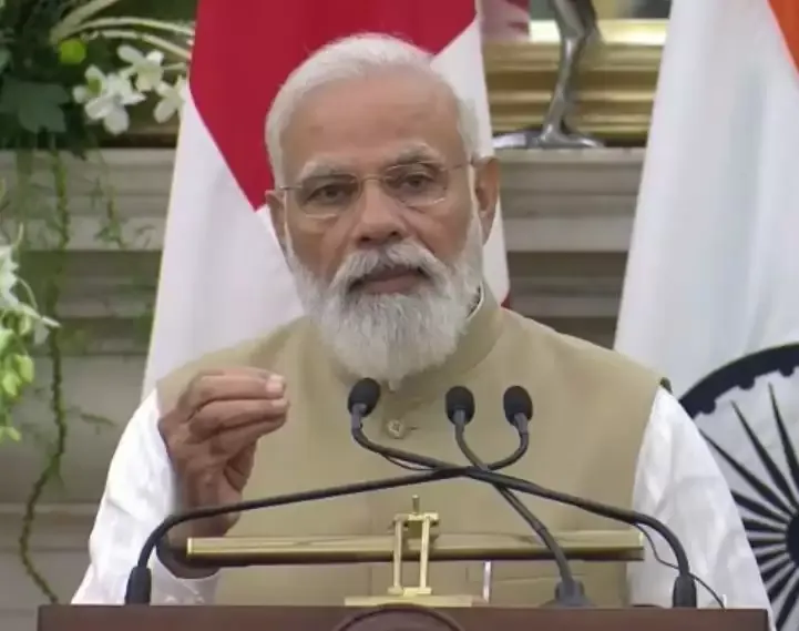 मोदी ने डेनमार्क की प्रधानमंत्री के साथ द्विपक्षीय संबंधों पर चर्चा की