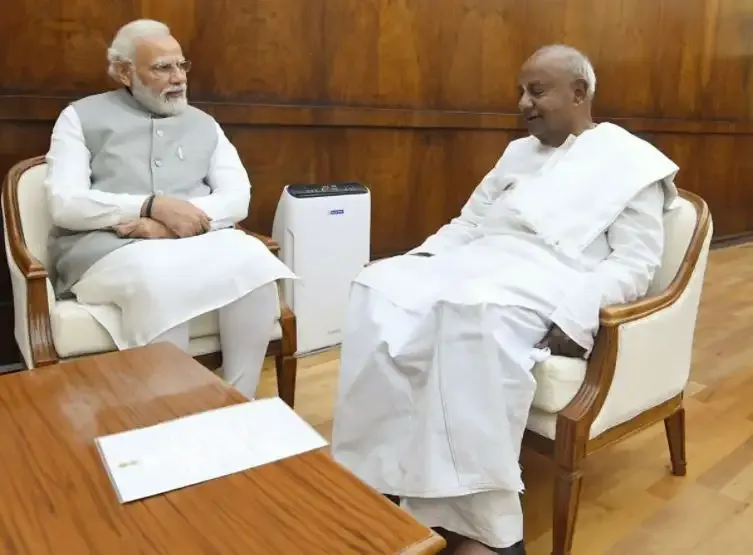 मोदी-देवेगौड़ा की मुलाकात से कर्नाटक चुनाव में भाजपा-जद (एस) समझौते की अटकलें तेज