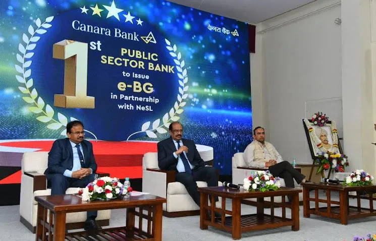केनरा बैंक ने अपने 117वें संस्थापक दिवस पर ई-बीजी लॉन्च किया