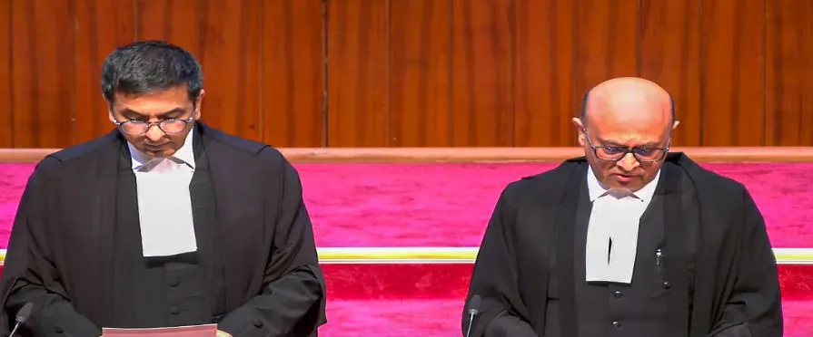 सीजेआई चंद्रचूड़ ने उच्च न्यायालय के 5 नए न्यायाधीशों को शपथ दिलाई