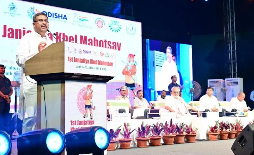 पहले जनजातीय खेल महोत्सव का केआईआईटी में आग़ाज़