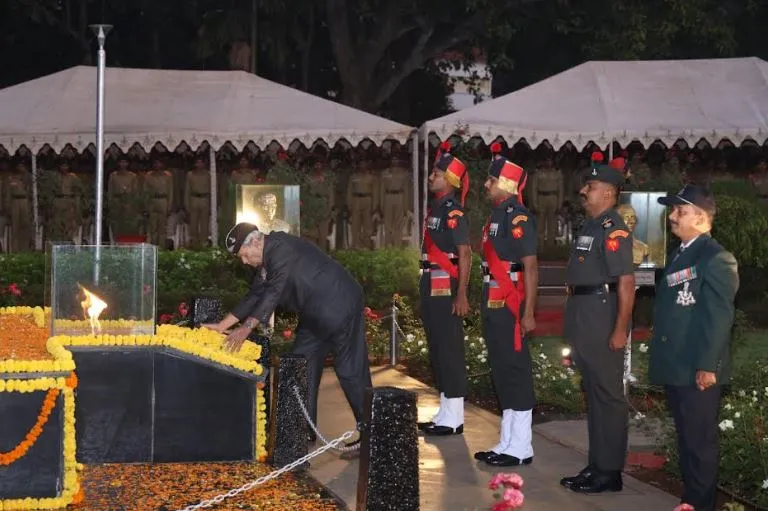 मराठा लाइट इन्फैंट्री रेजिमेंटल सेंटर ने 'मराठा दिवस' मनाया