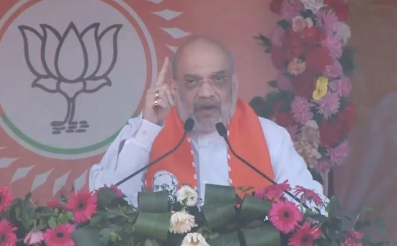 पटना में शाह की हुंकार- जिन्होंने गरीबों की भूमि हथियाई, उन्हें जेल में डालेगी 'डबल इंजन' की सरकार