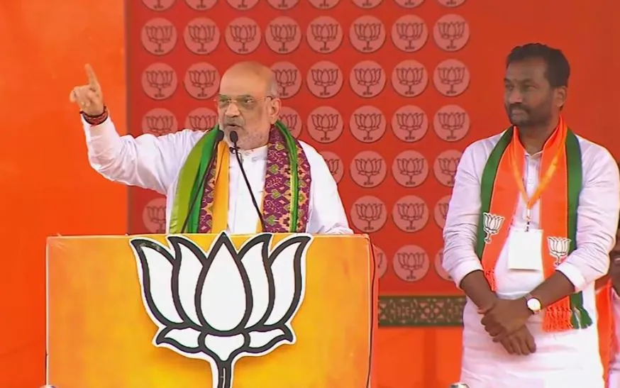 पिछले 10 वर्षों में हम अभूतपूर्व परिवर्तन लेकर आए, कांग्रेस-टीआरएस भ्रष्टाचार में व्यस्त रहीं: शाह