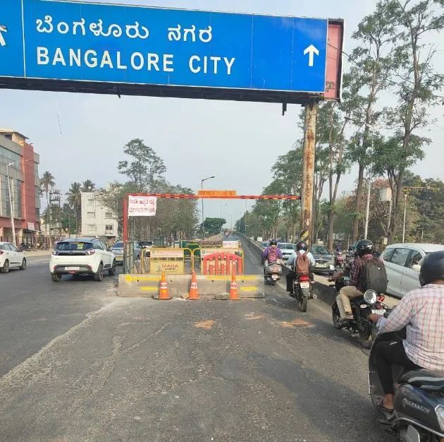 बेंगलूरु: हेब्बाल फ्लाईओवर के काम की वजह से डायवर्ट किया गया यातायात