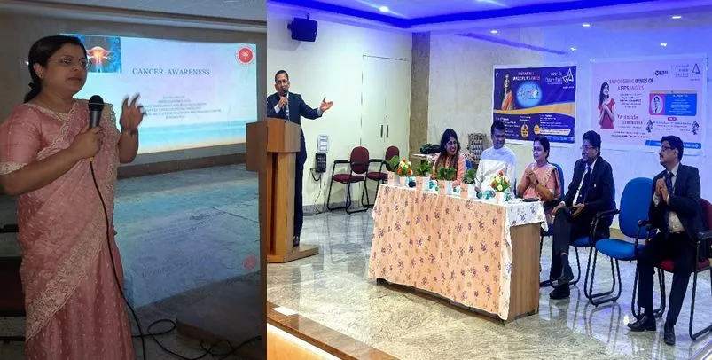 बेंगलूरु: स्वस्थ जीवनशैली का संदेश देकर कैंसर से बचाव के लिए जागरूक किया