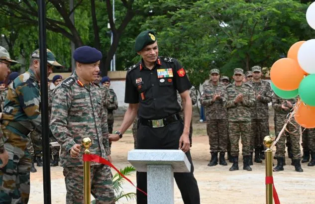 बेंगलूरु: मानेकशॉ परेड ग्राउंड में गैलेंट्री वॉकवे का उद्घाटन किया गया