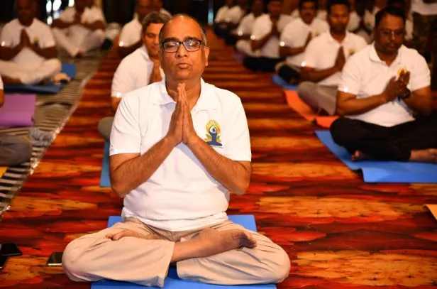 दपरे ने मनाया योग दिवस: नियमित योगाभ्यास से स्वास्थ्य संबंधी लाभों के बारे में जानकारी दी