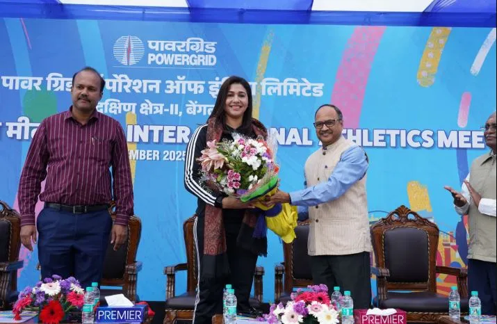 अंजू बॉबी जॉर्ज ने पावरग्रिड अंतर-क्षेत्रीय एथलेटिक्स मीट का उद्घाटन किया