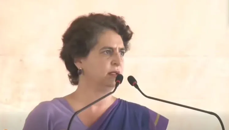 भाजपा पर प्रियंका वाड्रा का हमला- 'जनता नहीं दिखती, सिर्फ सत्ता दिखती है'