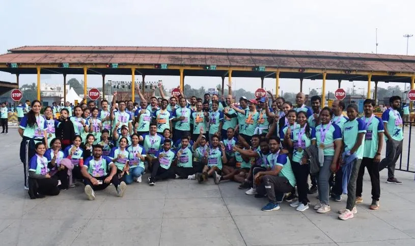 'दपरे' के बेंगलूरु मंडल ने हाफ मैराथन में बनाया कीर्तिमान