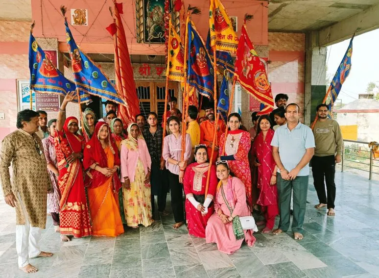 जयकारों के साथ कोलसिया से खाटूधाम के लिए रवाना हुई पदयात्रा