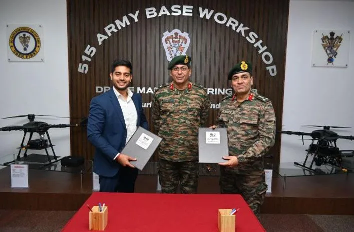 515 एबीडब्ल्यू ने ड्रोन निर्माण और इकोसिस्टम की मजबूती के लिए एमओयू पर हस्ताक्षर किए