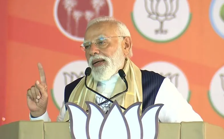 प. एशिया के संकट ने कांग्रेस और उसके साथी दलों के मंसूबों को उजागर कर दिया: प्रधानमंत्री