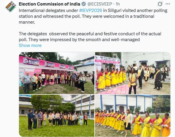 प. बंगाल चुनाव: पहले चरण में 152 विधानसभा सीटों के लिए हो रहा मतदान