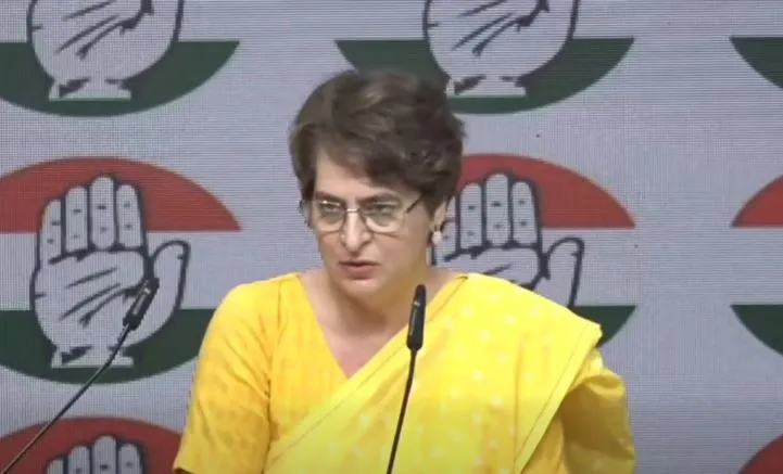 कल लोकतंत्र की बड़ी जीत हुई: प्रियंका वाड्रा