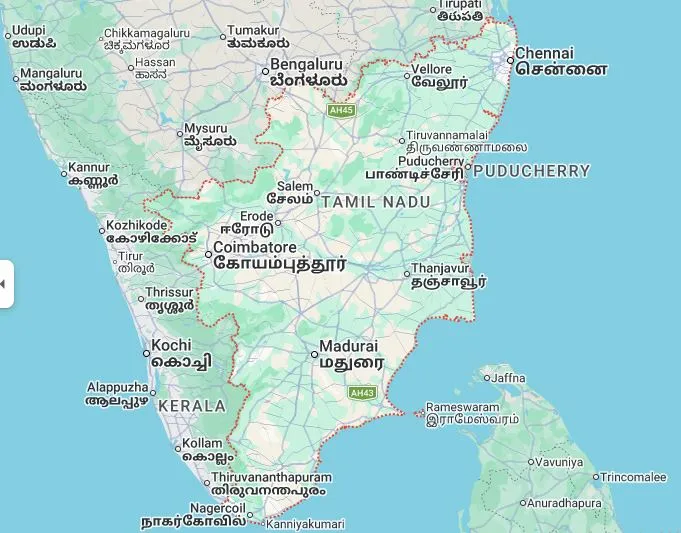 तमिलनाडु के 15 से ज़्यादा ज़िलों में भारी बारिश का अनुमान