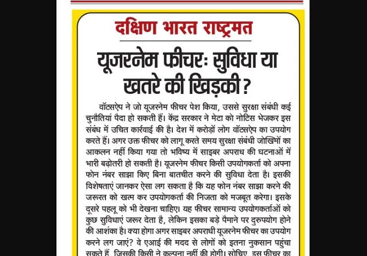 यूजरनेम फीचर: सुविधा या खतरे की खिड़की?
