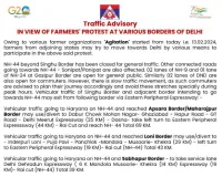 किसानों के विरोध प्रदर्शन के मद्देनज़र दिल्ली में कड़ी की गई सुरक्षा 