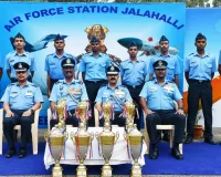 वायुसेना स्टेशन में अग्निवीरवायु प्रशिक्षुओं के तीसरे बैच की पासिंग आउट परेड हुई