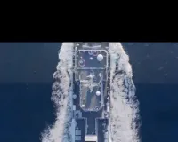 विशाखापत्तनम: नौसेना ने पनडुब्बी रोधी पोत 'एंड्रॉथ' का जलावतरण किया