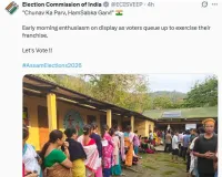 असम: पहले दो घंटों में लगभग 18 प्रतिशत हुआ मतदान