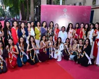 फेमिना मिस इंडिया की प्रतिभागी केआईआईटी कैंपस पहुंचीं