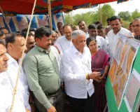 वी सोमन्ना ने तुमकूरु-रायदुर्गा नई रेलवे लाइन परियोजना के कार्यों का निरीक्षण किया