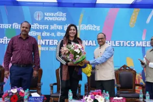 अंजू बॉबी जॉर्ज ने पावरग्रिड अंतर-क्षेत्रीय एथलेटिक्स मीट का उद्घाटन किया