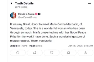 आखिरकार ट्रंप के हाथों तक 'पहुंच गया' नोबेल शांति पदक