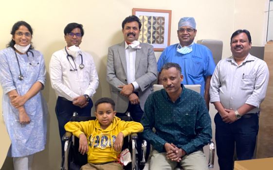 इथियोपिया के बच्चे को बेंगलूरु के अस्पताल में मिला जीवनदान