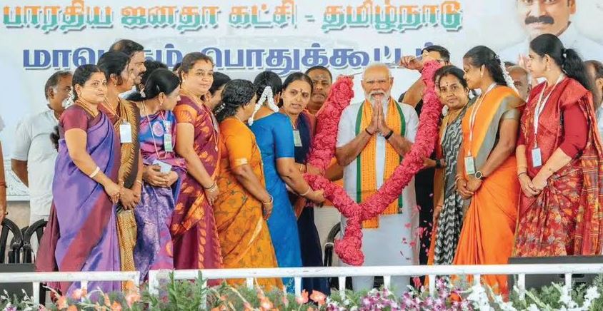 तमिलनाडु में परिवर्तन की बहुत बड़ी आहट, टूटेगा ‘इंडिया’ गठबंधन का सारा घमंड: मोदी