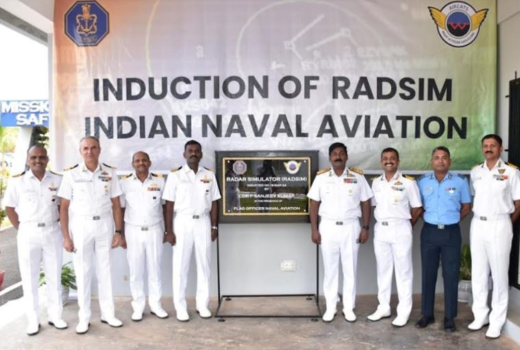 भारतीय नौसेना और वायुसेना ने आईएनएस हंसा में पहला रडार सिम्युलेटर लॉन्च किया