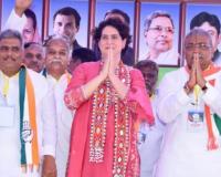 कर्नाटक: विजयपुरा जिले में चुनावी सभा में क्या बोलीं प्रियंका वाड्रा?