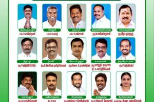 अन्नाद्रमुक ने तमिलनाडु में लोकसभा चुनाव के लिए उम्मीदवारों की घोषणा की